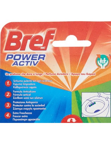 bref wc power activ - tavoletta wc deodorante 4 funzioni - 50g - ocean: tuttocasashop.live: pulizia e cura della casa