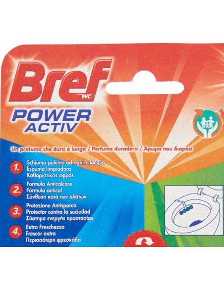 bref wc power activ - tavoletta wc deodorante 4 funzioni - 50g - ocean: tuttocasashop.live: pulizia e cura della casa