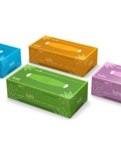 lulu' veline - 150 fazzolettini di carta - pratico box dispenser colorato: tuttocasashop.live: carta & monouso
