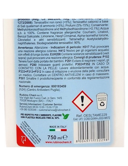 ole' oies ressenza deodorante multiuso igienizzante 750ml - luxury amethyst: tuttocasashop.live: pulizia e cura della casa