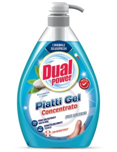 dual power detersivo per piatti e stoviglie con erogatore - 1l - bicarbonato: tuttocasashop.live: pulizia e cura della casa