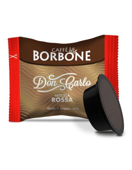 borbone don carlo caffe' 50 capsule compatibili a modo mio - miscela rossa: tuttocasashop.live: altro - bazar