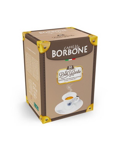 borbone don carlo caffe' 50 capsule compatibili a modo mio - miscela rossa: tuttocasashop.live: altro - bazar