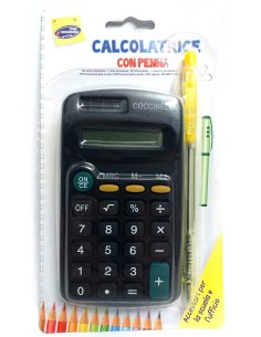 calcolatrice c/penna blister 2s.: tuttocasashop.live: altro - bazar