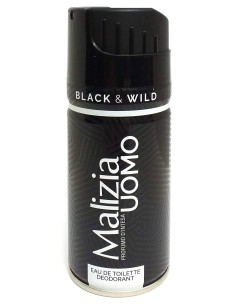 malizia uomo deodorante spray - 150ml - black & wild: tuttocasashop.live: igiene e cura della persona