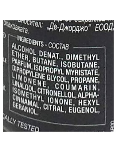 malizia uomo deodorante spray - 150ml - black & wild: tuttocasashop.live: igiene e cura della persona