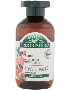 antica erboristeria shampoo 250ml - rosa e mirtillo rosso - capelli secchi: tuttocasashop.live: igiene e cura della persona