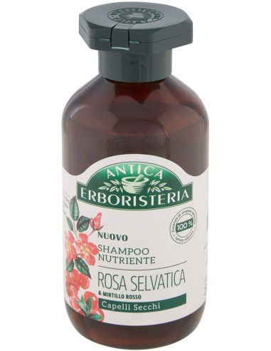 antica erboristeria shampoo 250ml - rosa e mirtillo rosso - capelli secchi: tuttocasashop.live: igiene e cura della persona