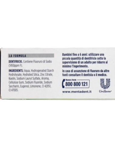 mentadent dentifricio 100ml - p prevenzione completa: tuttocasashop.live: igiene e cura della persona