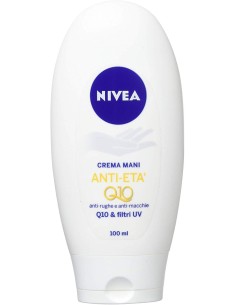 nivea hand crema mani anti-eta' q10 - 100ml antirughe antimacchie filtri uv: tuttocasashop.live: igiene e cura della persona