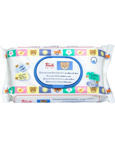 trudi salviettine imbevute detergenti - 72 pezzi - al nettare dei fiori: tuttocasashop.live: igiene e cura della persona