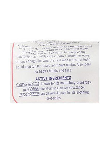 trudi salviettine imbevute detergenti - 72 pezzi - al nettare dei fiori: tuttocasashop.live: igiene e cura della persona