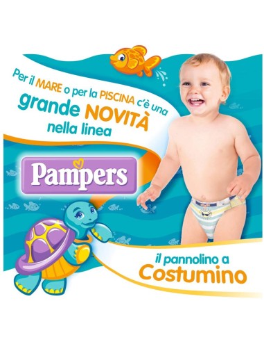 pampers il costumino pannolini - taglia 5-6 - 15+kg - 10 pezzi: tuttocasashop.live: igiene e cura della persona