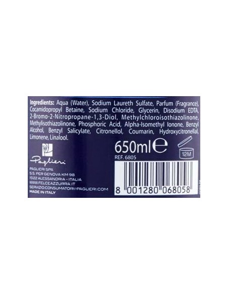 felce azzurra bagnoschiuma 650ml - muschio bianco - bagnodoccia delicatezza: tuttocasashop.live: igiene e cura della persona