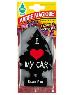 arbre magique alberello deodorante per auto - 1 pezzo - black pino: tuttocasashop.live: pulizia e cura della casa