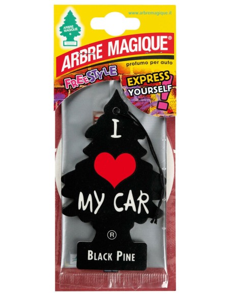 arbre magique alberello deodorante per auto - 1 pezzo - black pino: tuttocasashop.live: pulizia e cura della casa