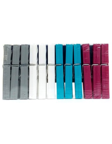 domopak living 12 pinze da bucato in plastica resistente - grandi 9cm: tuttocasashop.live: prodotti per bucato e tessuti
