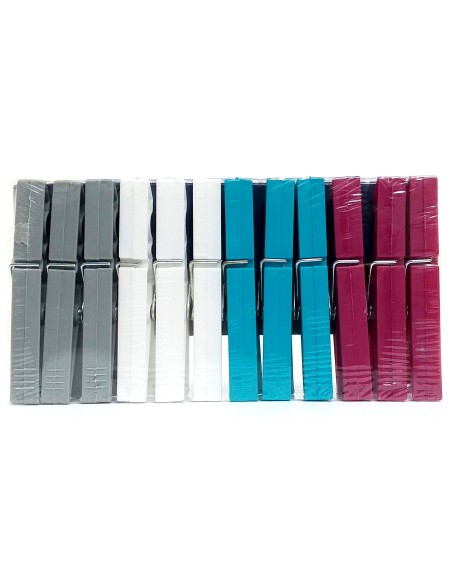 domopak living 12 pinze da bucato in plastica resistente - grandi 9cm: tuttocasashop.live: prodotti per bucato e tessuti