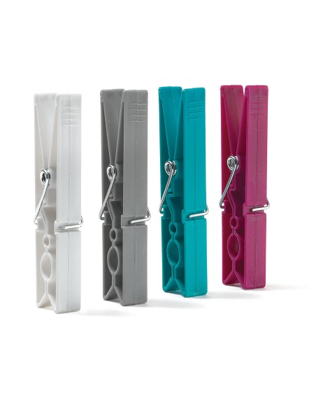 domopak living 12 pinze da bucato in plastica resistente - grandi 9cm: tuttocasashop.live: prodotti per bucato e tessuti