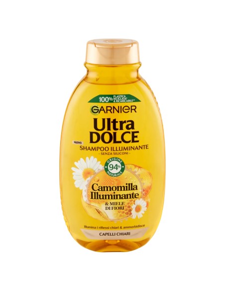 ultra dolce shampoo 250ml - camomilla e miele - per capelli chiari: tuttocasashop.live: igiene e cura della persona