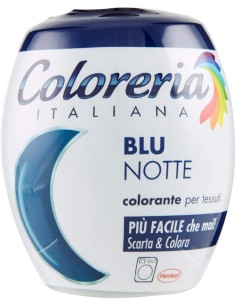 coloreria italiana colorante per tessuti - blu notte: tuttocasashop.live: prodotti per bucato e tessuti