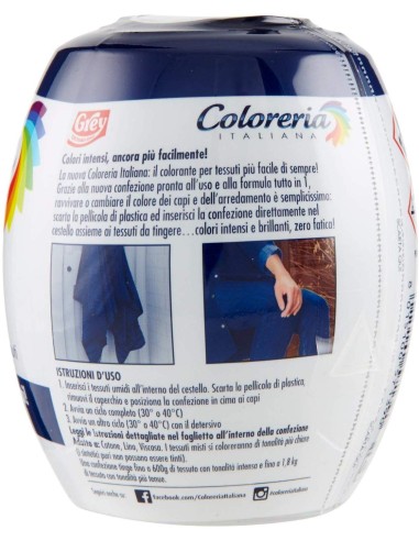 coloreria italiana colorante per tessuti - blu notte: tuttocasashop.live: prodotti per bucato e tessuti