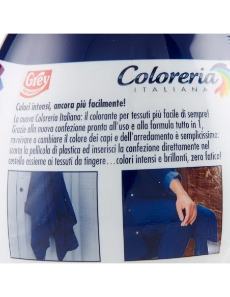 coloreria italiana colorante per tessuti - blu notte: tuttocasashop.live: prodotti per bucato e tessuti