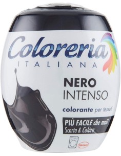 coloreria italiana colorante per tessuti - nero intenso: tuttocasashop.live: prodotti per bucato e tessuti