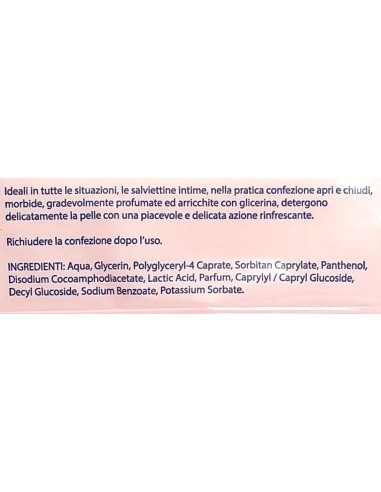 soffice salviettine imbevute per igiene intima - 25 pezzi - tascabili: tuttocasashop.live: igiene e cura della persona