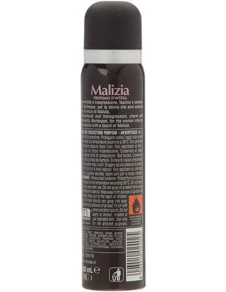 malizia deodorante spray donna - 100ml - burlesque: tuttocasashop.live: igiene e cura della persona