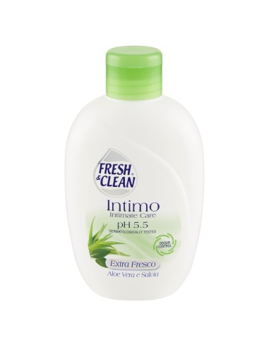 fresh&clean detergente intimo - ph 5.5 - 200ml - aloe vera e salvia: tuttocasashop.live: igiene e cura della persona