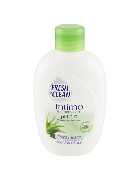 fresh&clean detergente intimo - ph 5.5 - 200ml - aloe vera e salvia: tuttocasashop.live: igiene e cura della persona