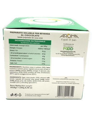 aroma light 30 capsule di gusto - cioccolata - compatibili a modo mio: tuttocasashop.live: altro - bazar