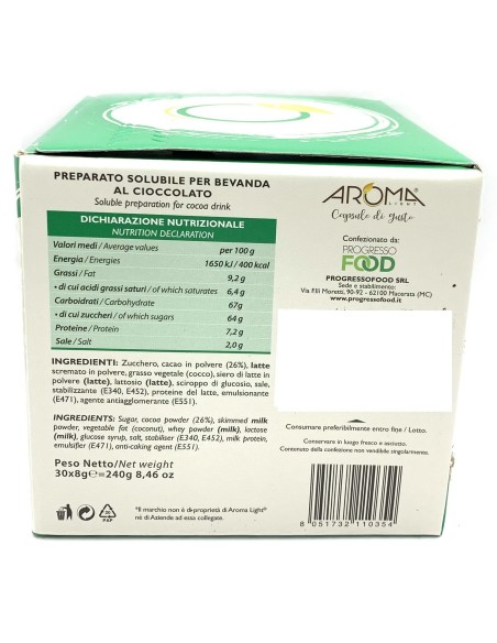 aroma light 30 capsule di gusto - cioccolata - compatibili a modo mio: tuttocasashop.live: altro - bazar