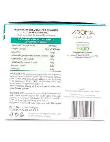 aroma light 30 capsule di gusto - ginseng - compatibili lavazza a modo mio: tuttocasashop.live: altro - bazar