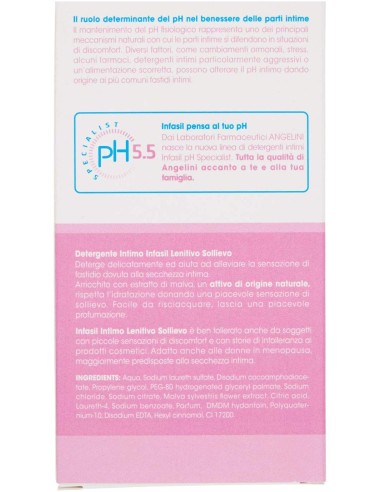 infasil detergente intimo - 200ml - lenitivo: tuttocasashop.live: igiene e cura della persona