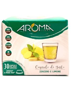 aroma light 30 capsule di gusto - zenzero e limone - compatibili a modo mio: tuttocasashop.live: altro - bazar