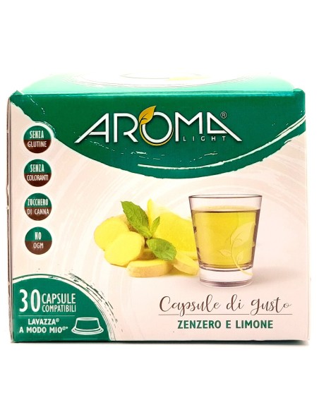 aroma light 30 capsule di gusto - zenzero e limone - compatibili a modo mio: tuttocasashop.live: altro - bazar