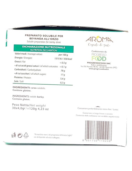 aroma light 30 capsule di gusto - orzo - compatibili a modo mio: tuttocasashop.live: altro - bazar