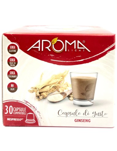 aroma light 30 capsule di gusto - ginseng - compatibile nespresso: tuttocasashop.live: altro - bazar