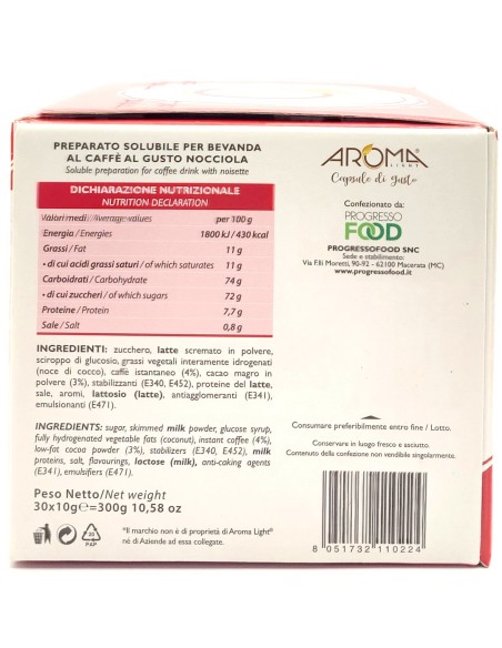 aroma light 30 capsule di gusto - nocciolino - compatibili nespresso: tuttocasashop.live: altro - bazar