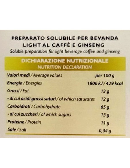 aroma light 30 capsule di gusto ginseng light senza lattosio -espresso point: tuttocasashop.live: altro - bazar