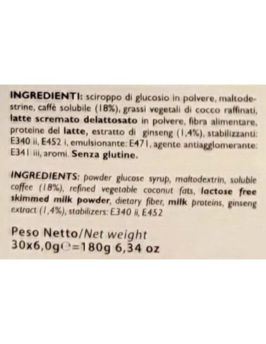 aroma light 30 capsule di gusto ginseng light senza lattosio -espresso point: tuttocasashop.live: altro - bazar