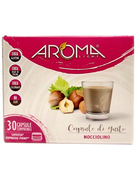 aroma light 30 capsule di gusto - nocciolino - compatibili espresso point: tuttocasashop.live: altro - bazar