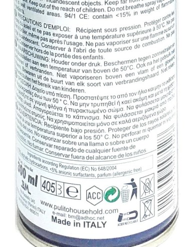 splendida toglimacchia spray - 300ml - tappeti tessuti tappezzerie moquette: tuttocasashop.live: prodotti per bucato e tessuti