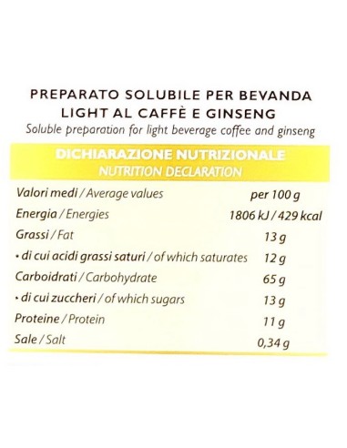 aroma light 30 capsule di gusto - ginseng light senza lattosio - a modo mio: tuttocasashop.live: altro - bazar