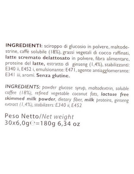 aroma light 30 capsule di gusto - ginseng light senza lattosio - a modo mio: tuttocasashop.live: altro - bazar