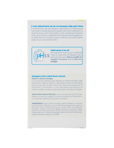 infasil detergente intimo - 200ml - neutro: tuttocasashop.live: igiene e cura della persona