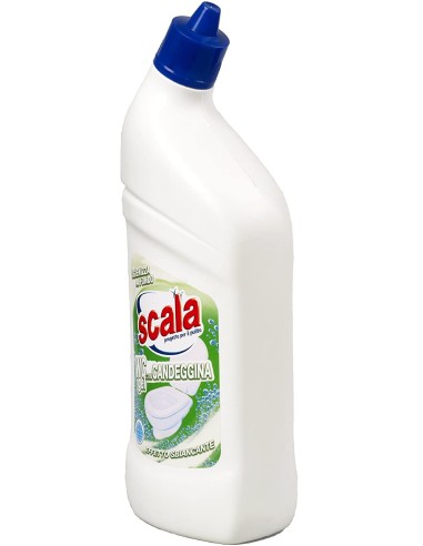 scala wc gel detergente - 750ml - con candeggina - effetto sbiancante: tuttocasashop.live: pulizia e cura della casa