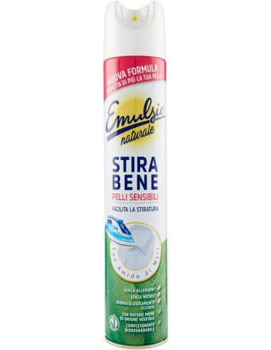 emulsio stirabene appretto spray - 480ml - naturale - facilita la stiratura: tuttocasashop.live: prodotti per bucato e tessuti